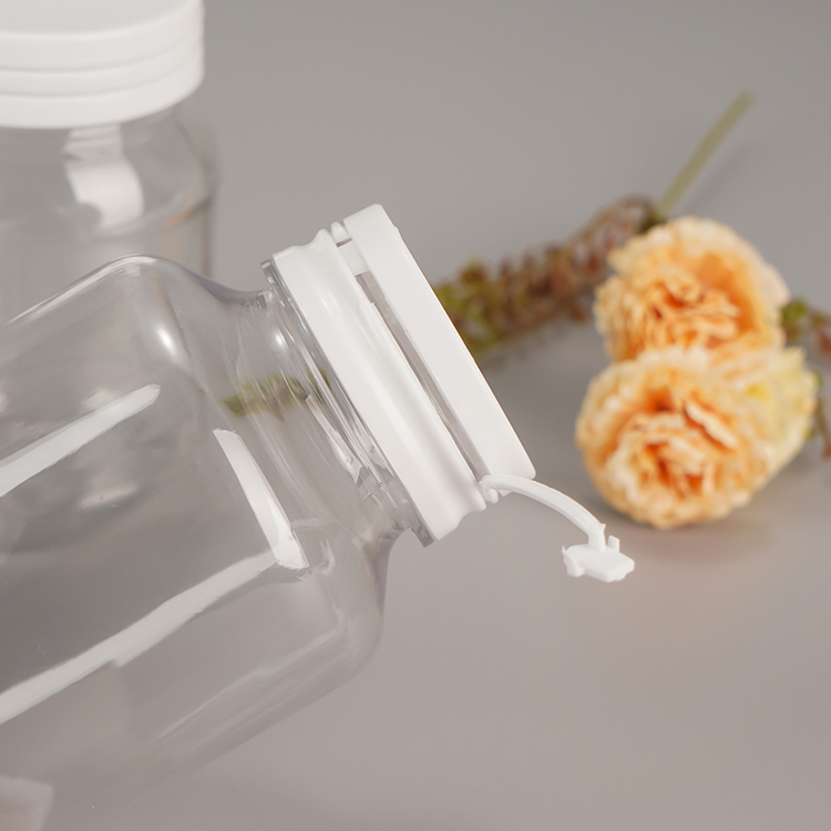 Clear Plastic Pill Tablet Medicine Storage Bottles Jars
