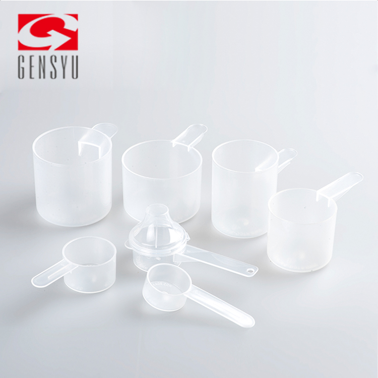 China Supplier Gensyu PP Clear Plastic Scoop 15G For Powder With Ice Cream