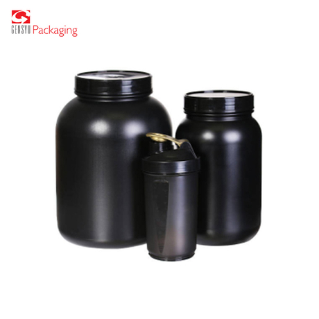 wholesale hdpe custom protein powder plastic