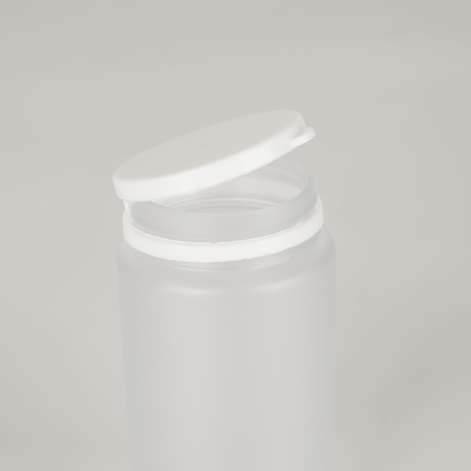 White Frosted Transparent Capsule Bottles Pill Plastic Containers Empty Vitamin Bottle