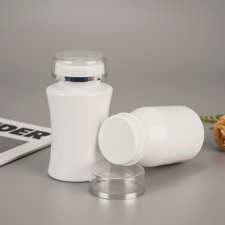 PET Plastic Pill Bottles Containers with Screw Caps