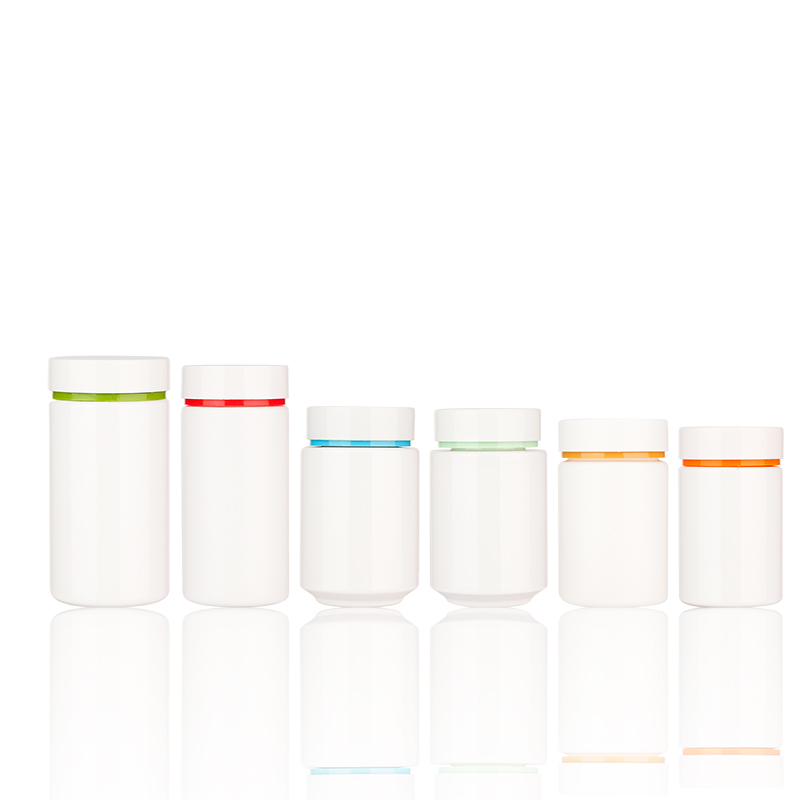 Wholesale White Plastic Pill Bottles Vitamins Container